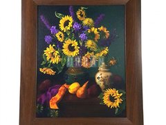 Tablou inramat Floarea Soarelui, 36X30 cm